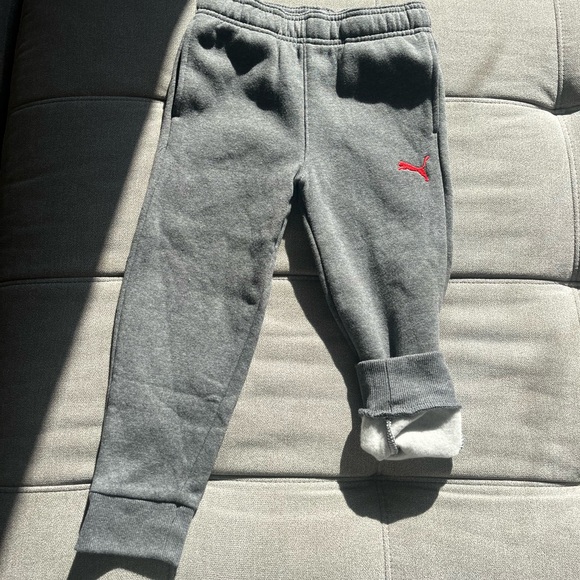 NWT PUMA Boys 3-Piece Outfit Set Long Sleeve Shirt Vest Fleece Jogger Size 5 - Picture 6 of 6